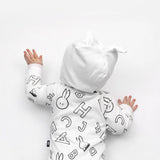 Letters Baby Growsuit