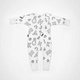 Letters Baby Growsuit