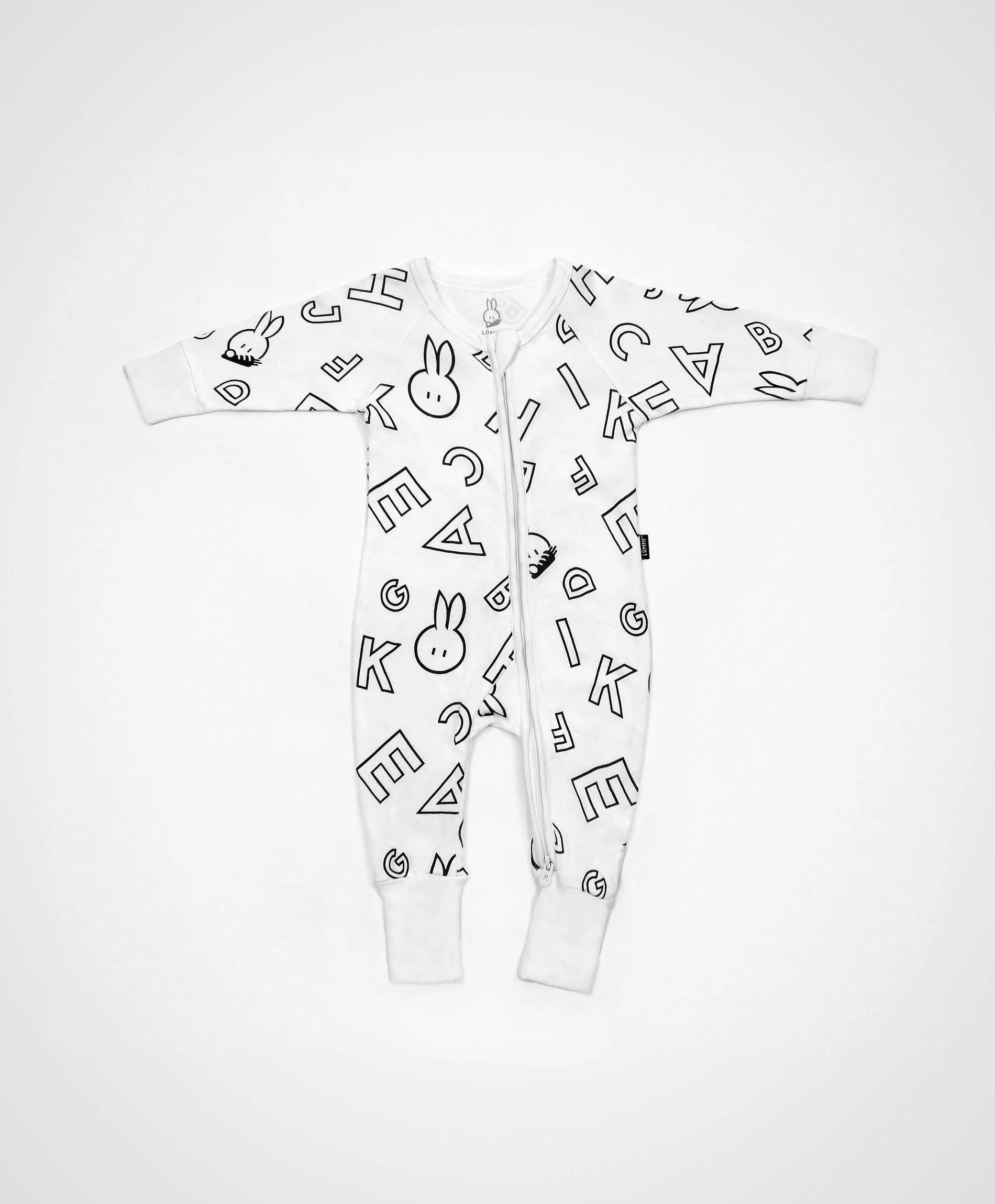 Letters Baby Growsuit