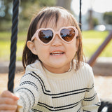 Sunglasses Heart Shape - Pastel Pink