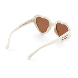Sunglasses Heart Shape - Vanilla