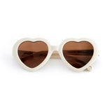 Sunglasses Heart Shape - Vanilla