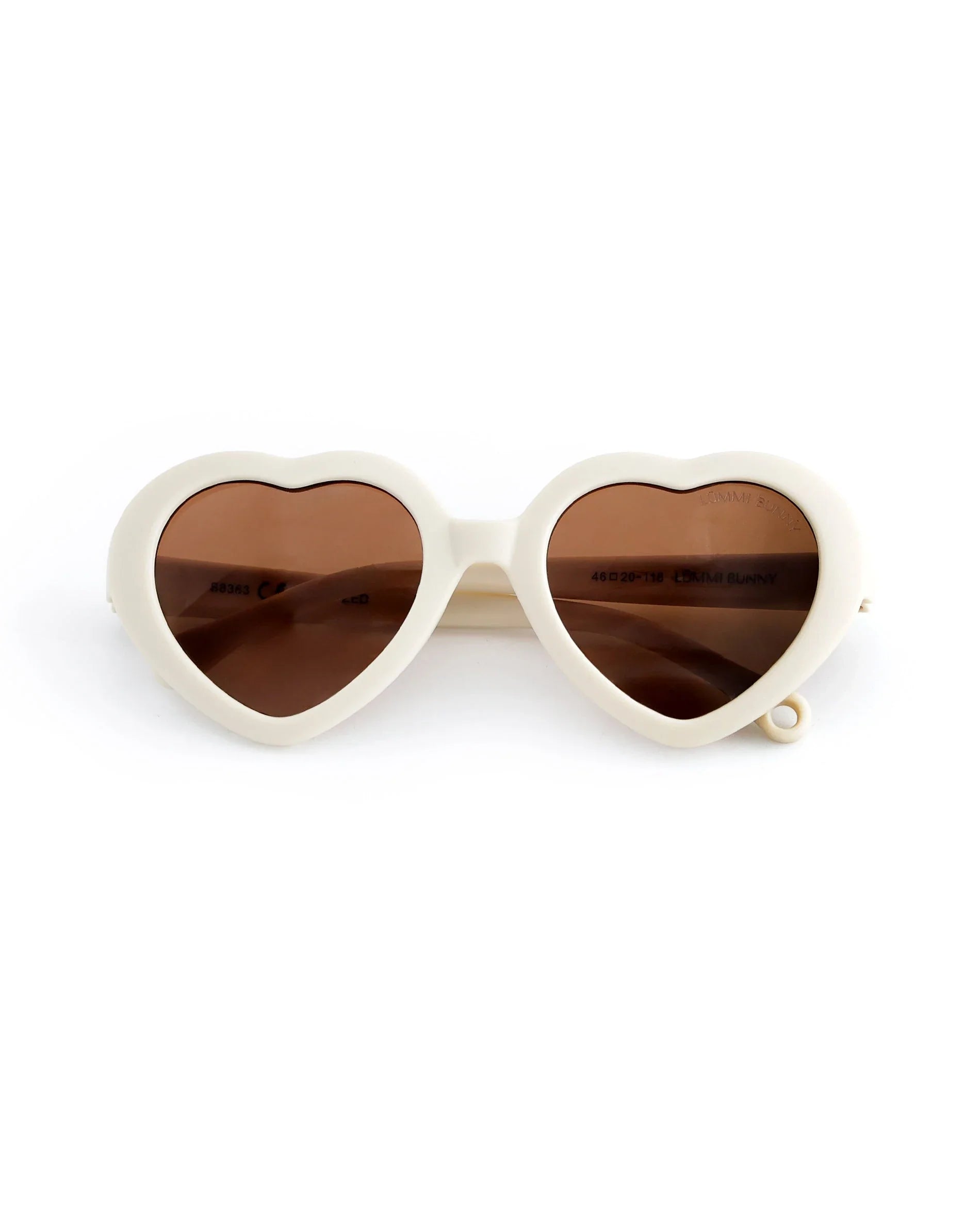 Sunglasses Heart Shape - Vanilla