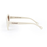 Sunglasses Heart Shape - Vanilla