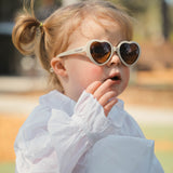 Sunglasses Heart Shape - Vanilla